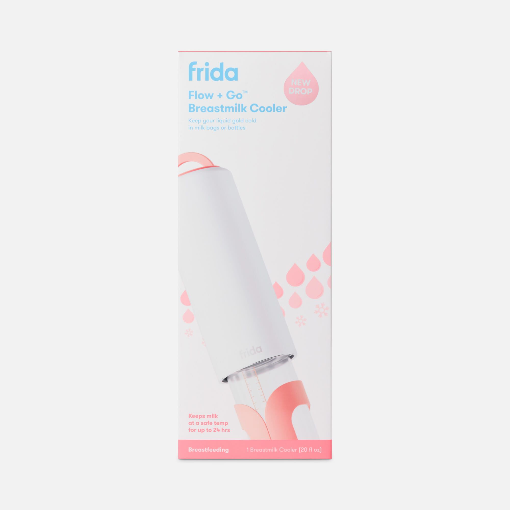 Frida Mom Flow + Go Breastmilk Cooler, 20 fl. oz., , large