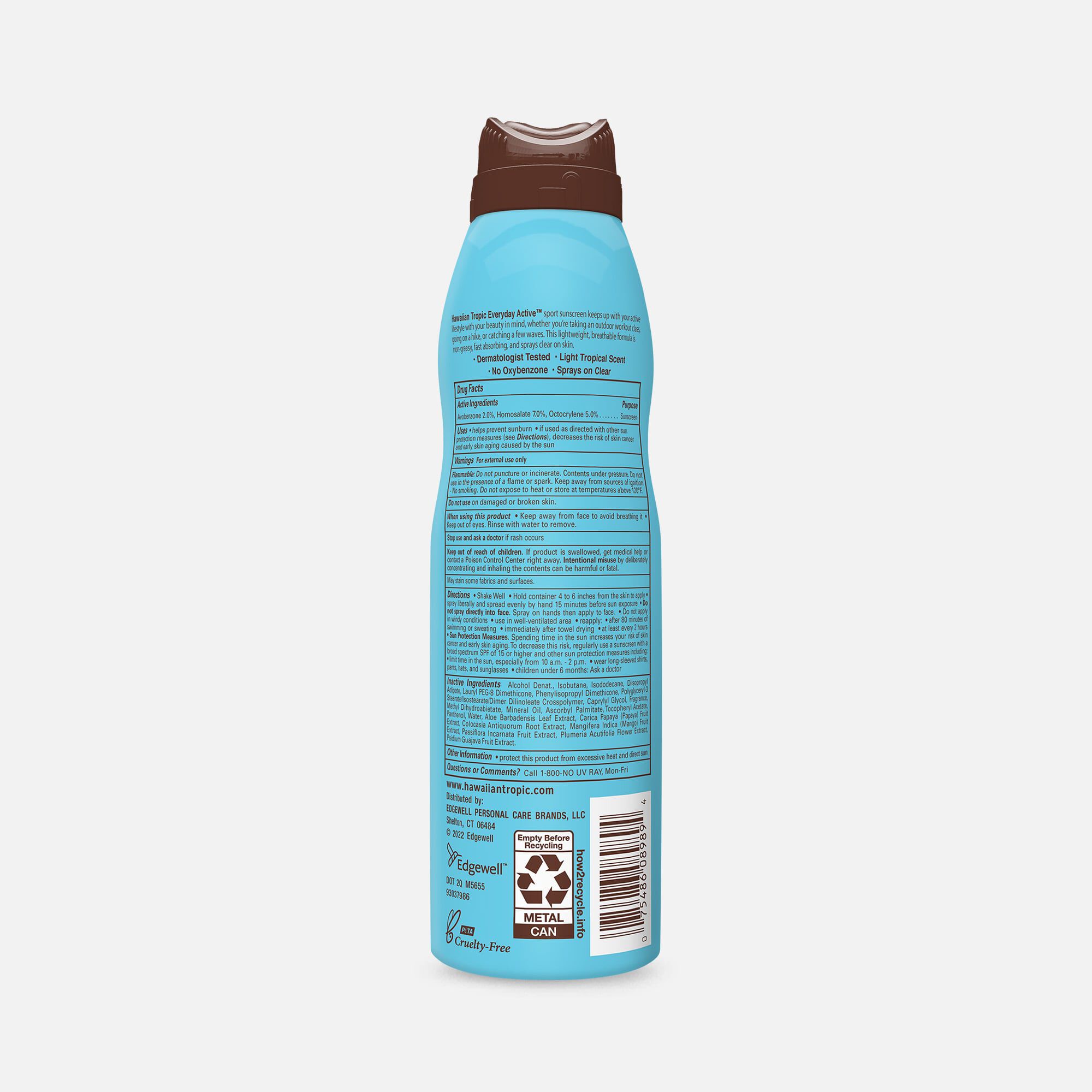 Hawaiian Tropic Island Sport Clear Spray Sunscreen SPF 30, 6 oz., , large