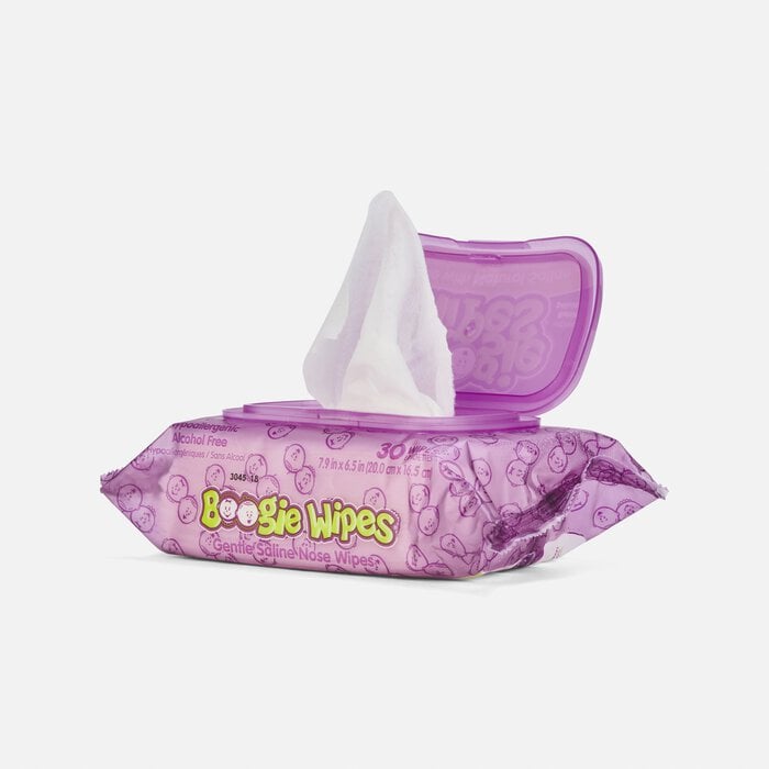 Boogie Wipes Saline Nose Wipes, , large