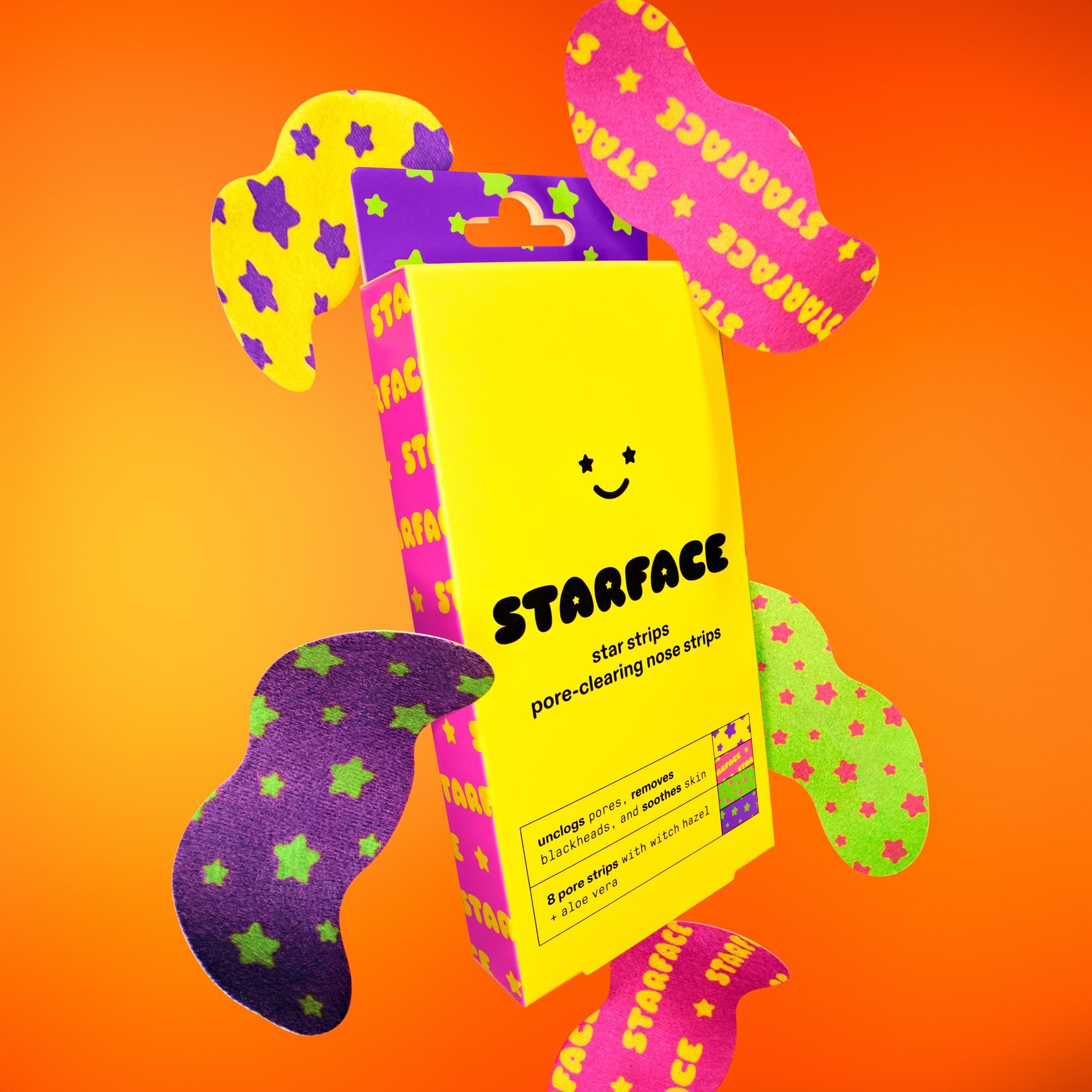 Starface Star Strips™ Pore-Clearing Nose Strips, Assorted Pack, 8 ct., , large
