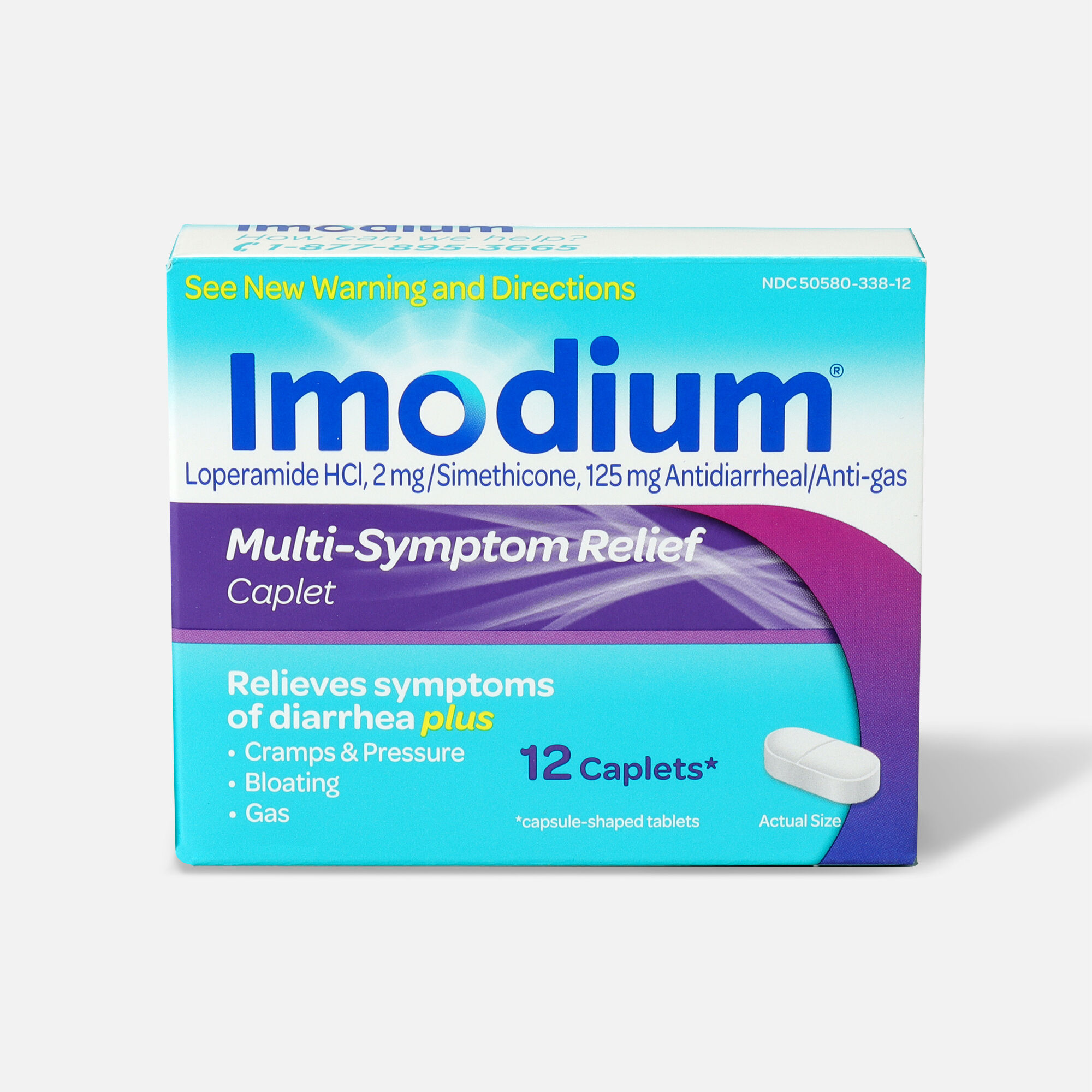 IMODIUM Multi-Symptom Relief Caplets, , large