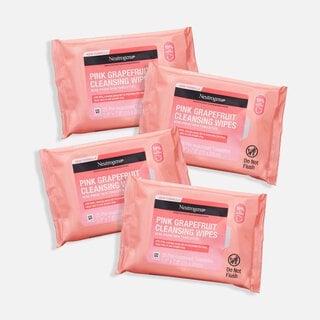 Neutrogena Pink Grapefruit Cleansing Wipes, 25 ct. (4 pack), , large