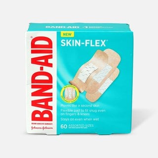 BAND-AID® Skin-Flex Adhesive Bandages, Assorted Sizes, 60 ct.