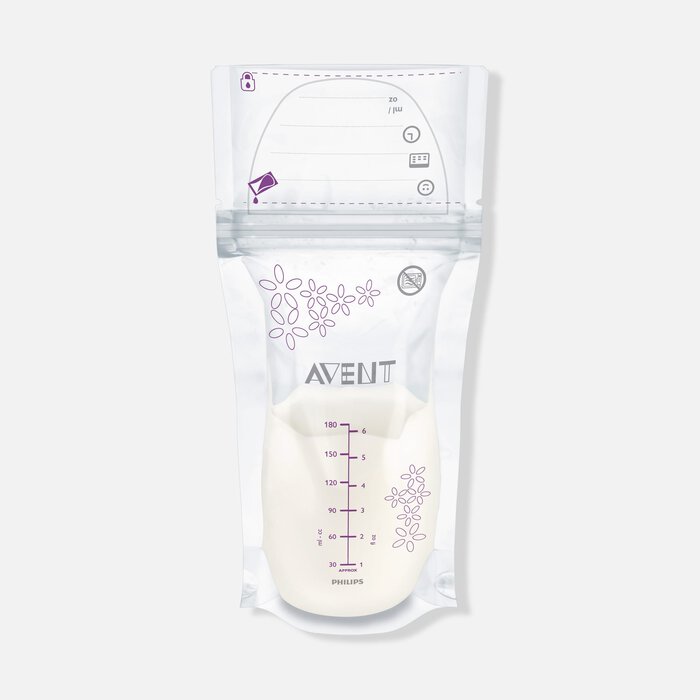 Philips Avent Breast Milk Storage Bags, 6 fl. oz., 50 ct., , large