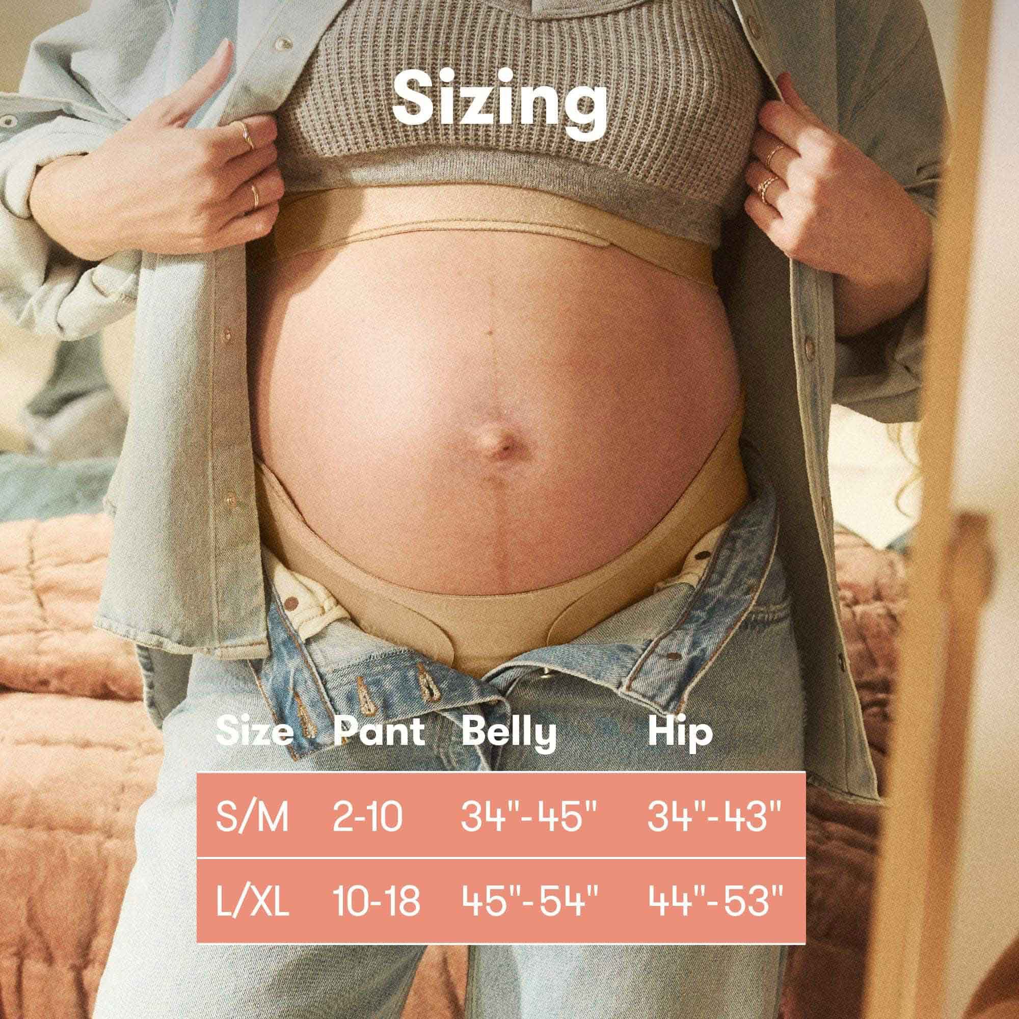Frida Mom Dual-Support Pregnancy Belly Band, Clay, , large