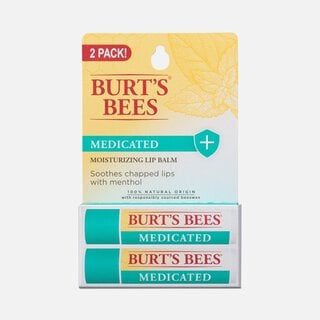 Burt’s Bees Medicated Lip Balm, 2-Pack, 0.15 oz.