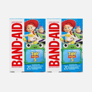 BAND-AID® Toy Story 5, Adhesive Bandages, Assorted Sizes, 20 ct. (2 pack)
