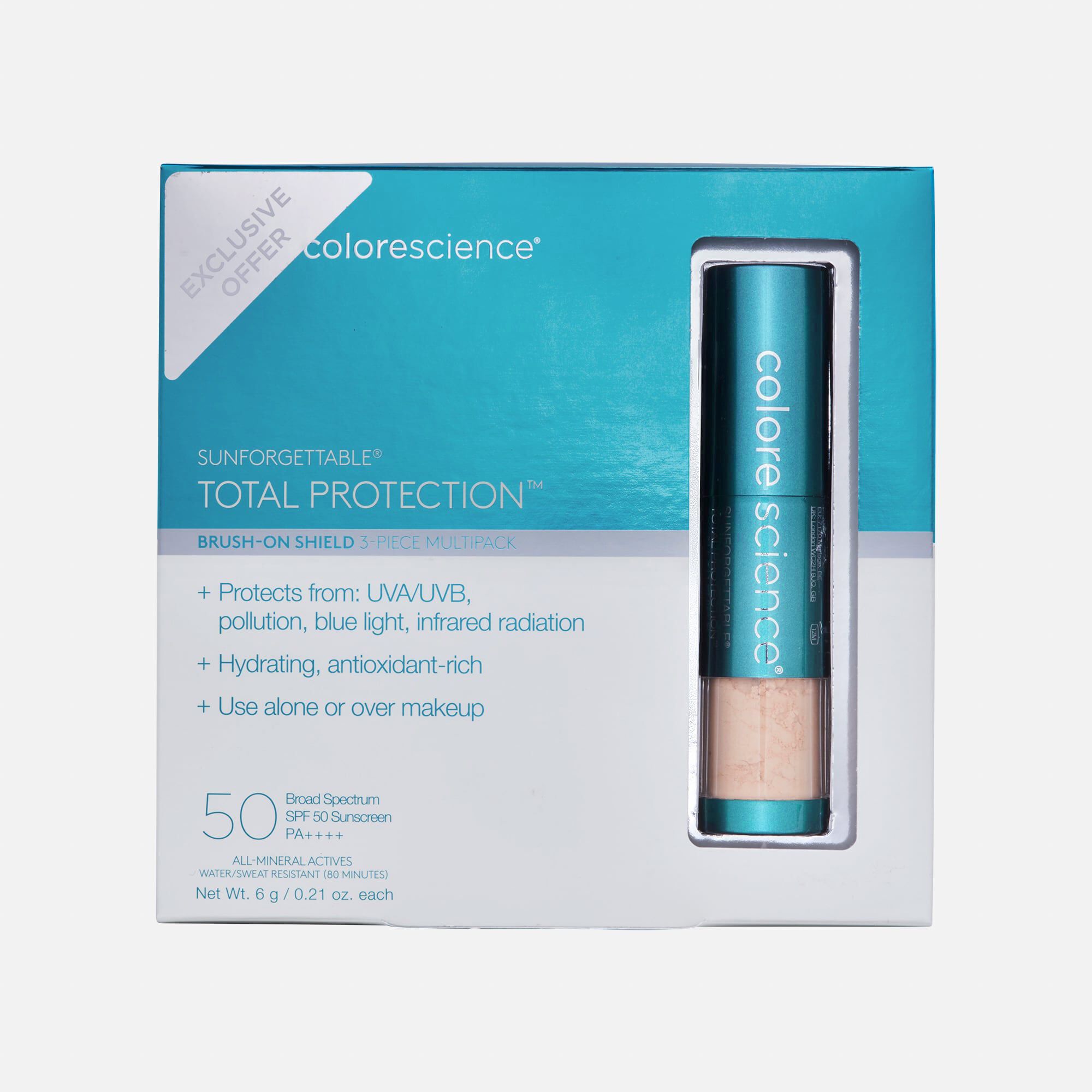 Colorescience Sunforgettable® Total Protection™ Brush-On Shield SPF 50 Multipack - Fair, Fair, large