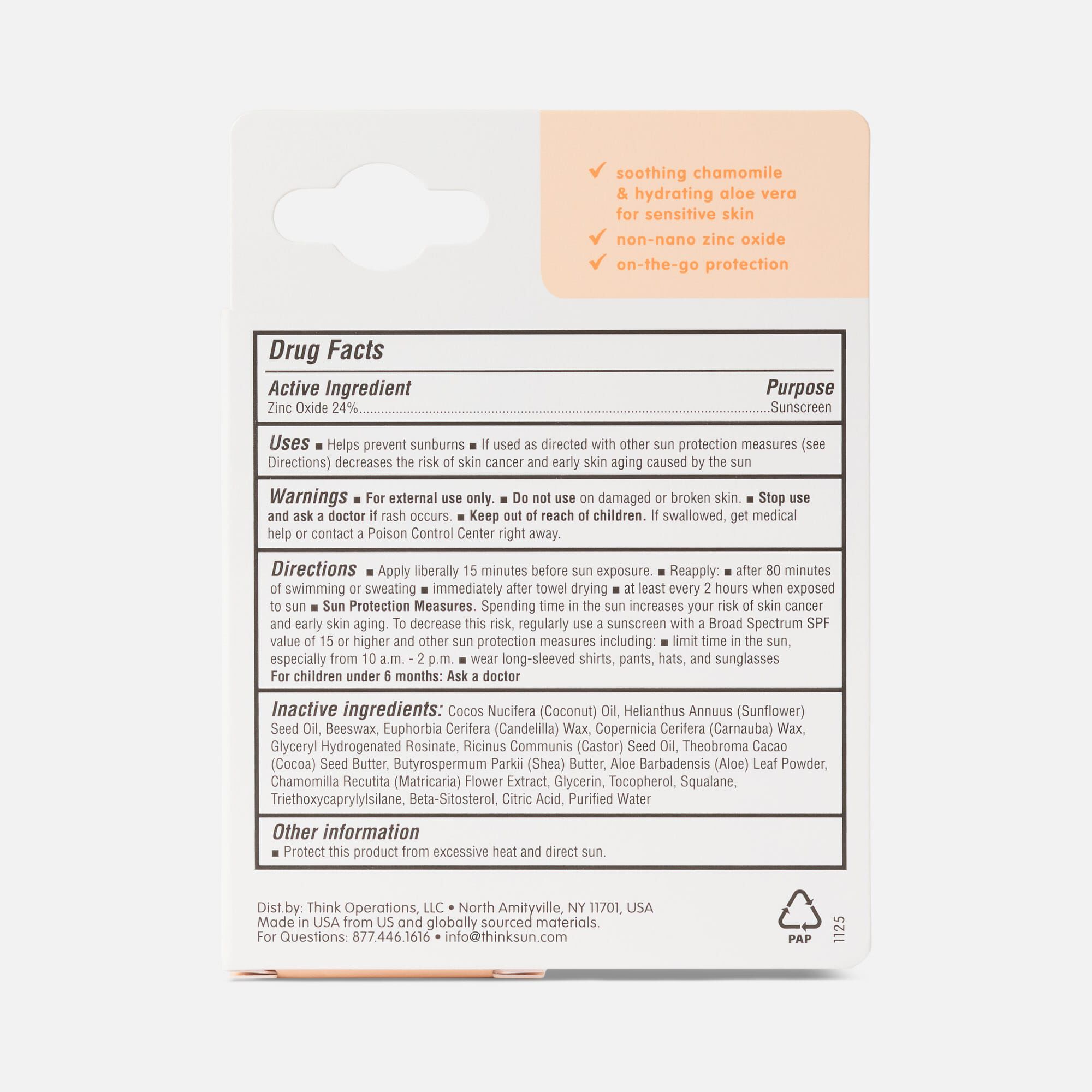 thinkbaby® Sunscreen Stick, SPF 30, 0.64 oz., , large