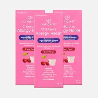 Caring Mill™ Children's Allergy Dye-Free Cherry Liquid, 4 oz. (3 pack), , large