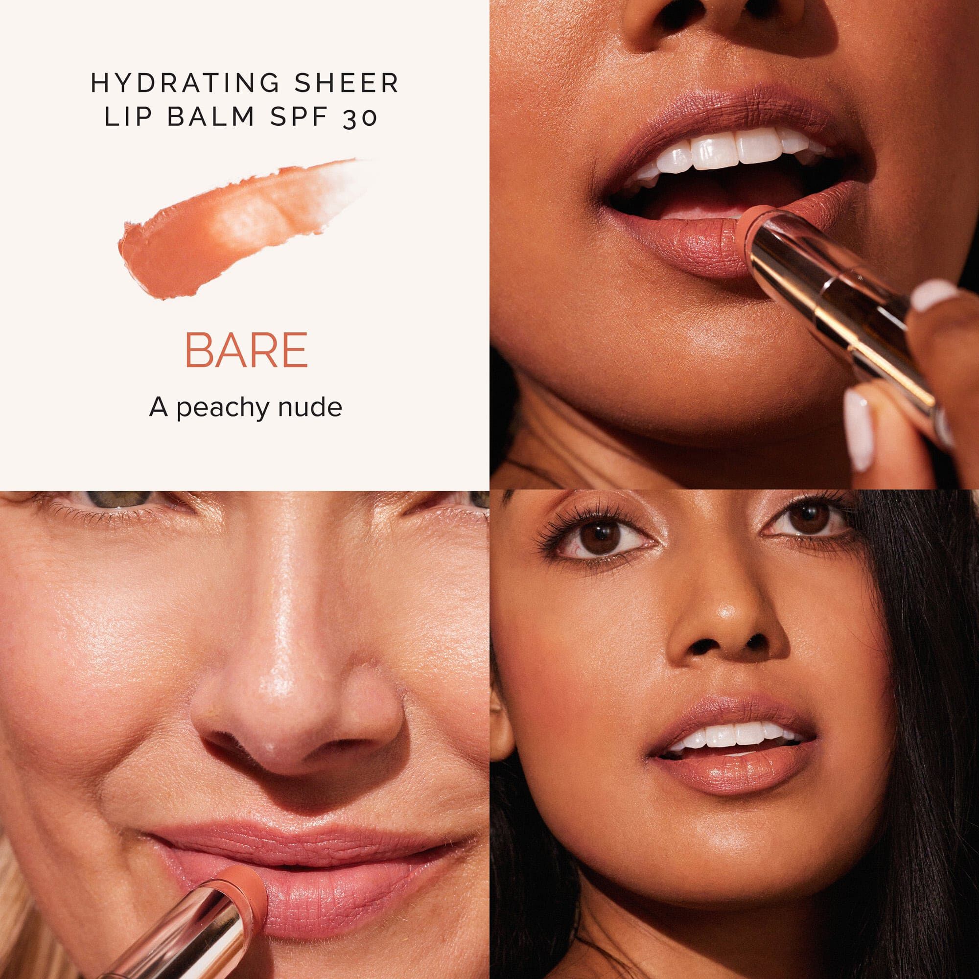 MDSolarSciences Hydrating Sheer Lip Balm, SPF 30, Bare, large