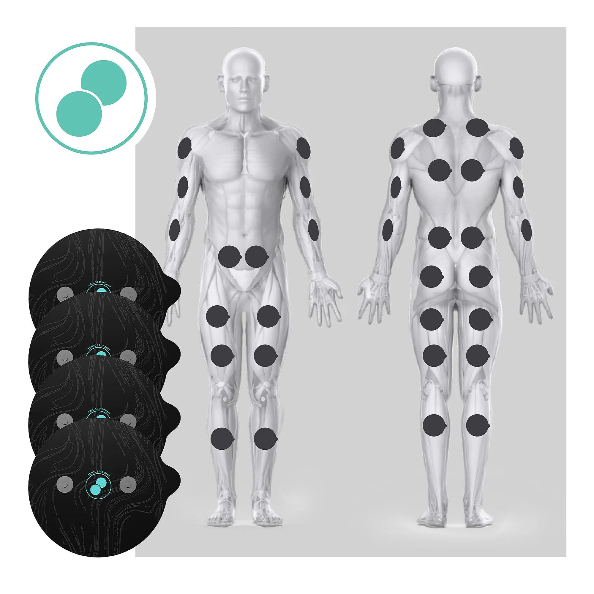 Chirp Halo Trigger Point Pads, 4-Pack, , large