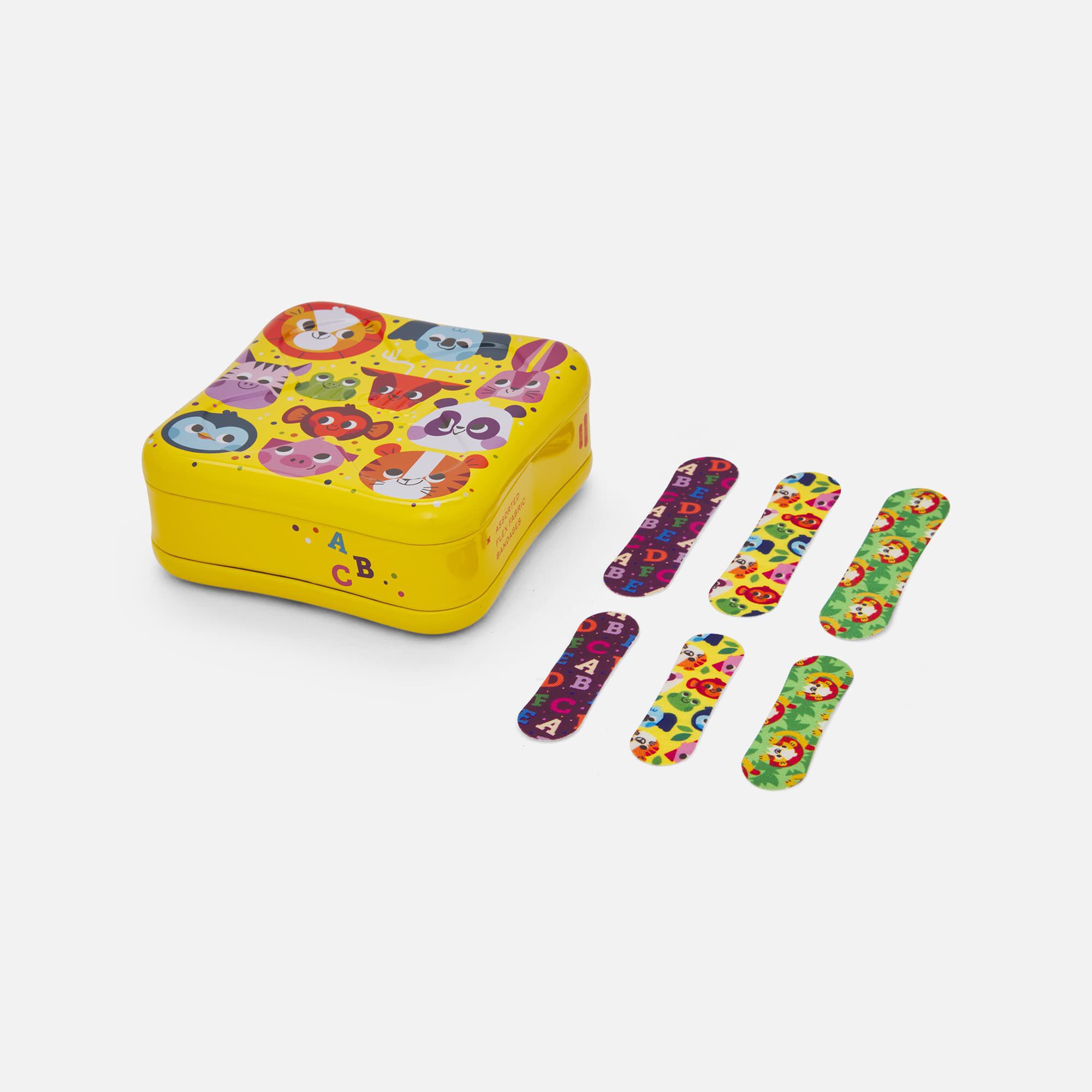 Welly Flex Fabric Bandages, Zoo Animals, 48 ct., , large