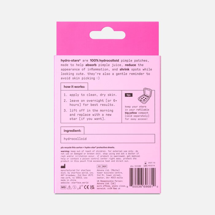 Starface Hydro-Star® Pink Pimple Patches, 32 ct., , large