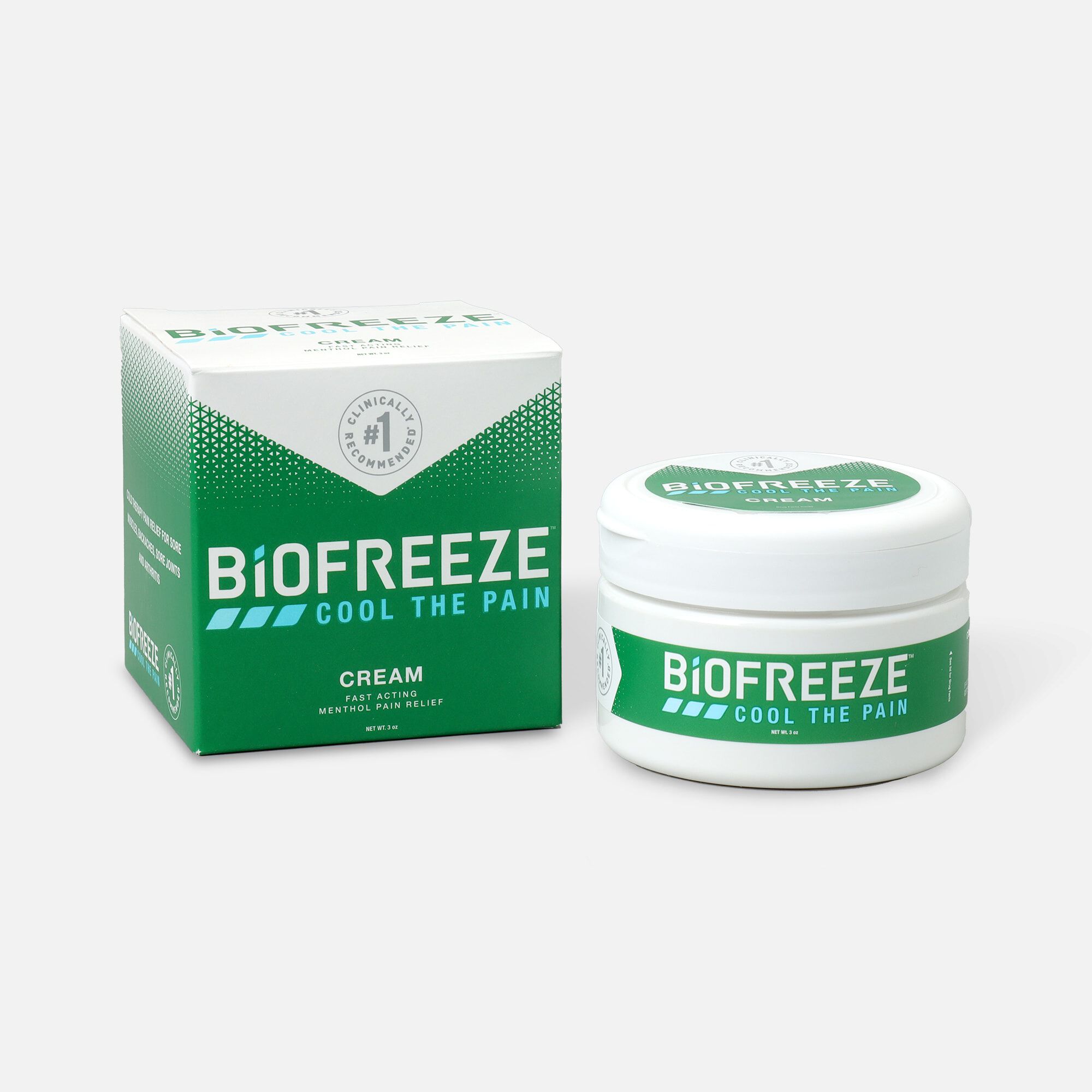 Biofreeze® Pain Relief Cream, 3 oz. Jar, , large