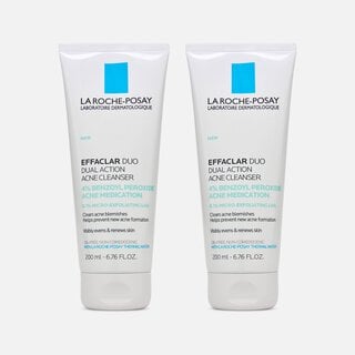 La Roche-Posay Effaclar Duo Acne Face Wash with Benzoyl Peroxide, 6.7 fl oz. (2-Pack), , large