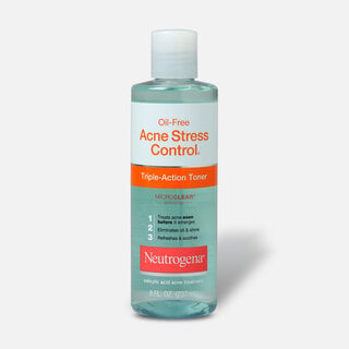 Neutrogena Oil-Free Acne Stress Control Triple-Action Toner, 8 oz., , large