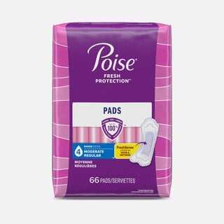 Poise Incontinence Pads, Moderate Regular, 66 ct., , large