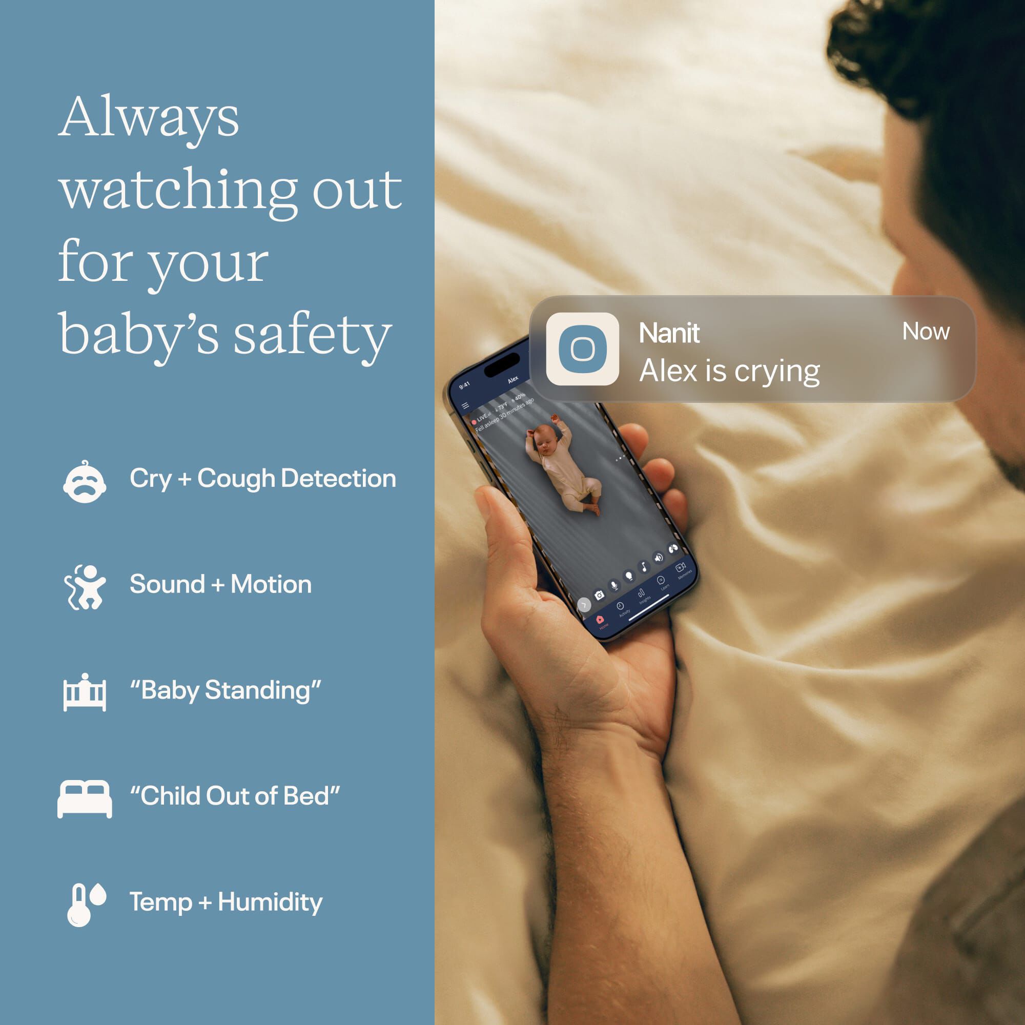 Nanit Smart Baby Monitor System with Wall Mount, , large