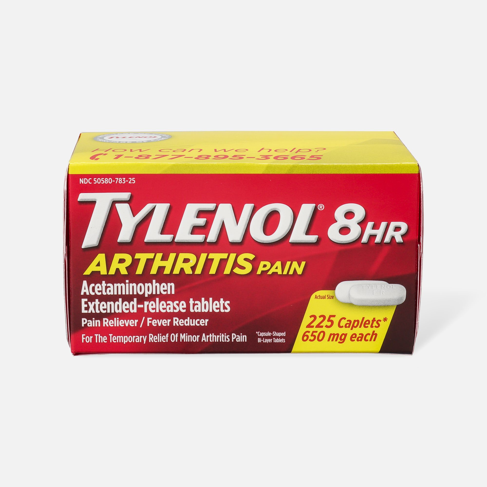 Tylenol 8HR Arthritis Pain Caplet, 225 ct., , large