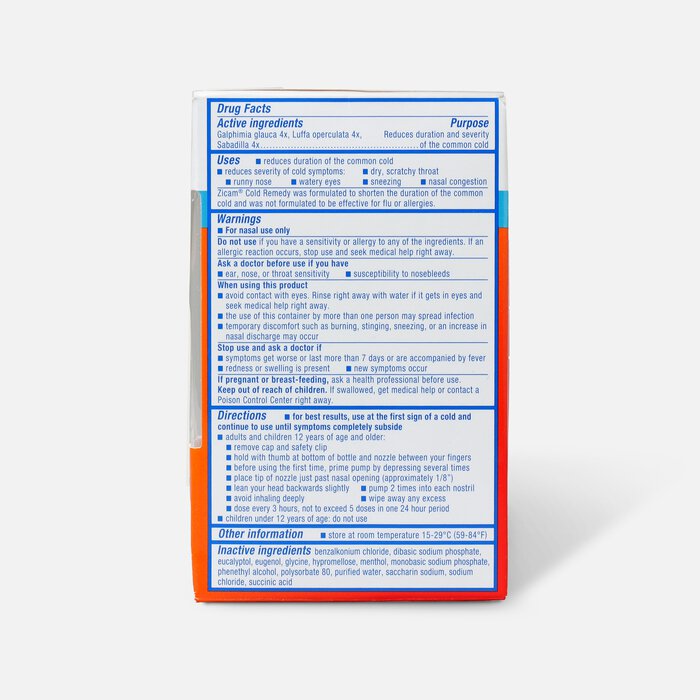 Zicam Cold Remedy Nasal Spray, .5 fl oz., , large