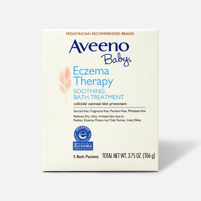 Aveeno Baby Eczema Therapy Soothing Bath Treatment, , large