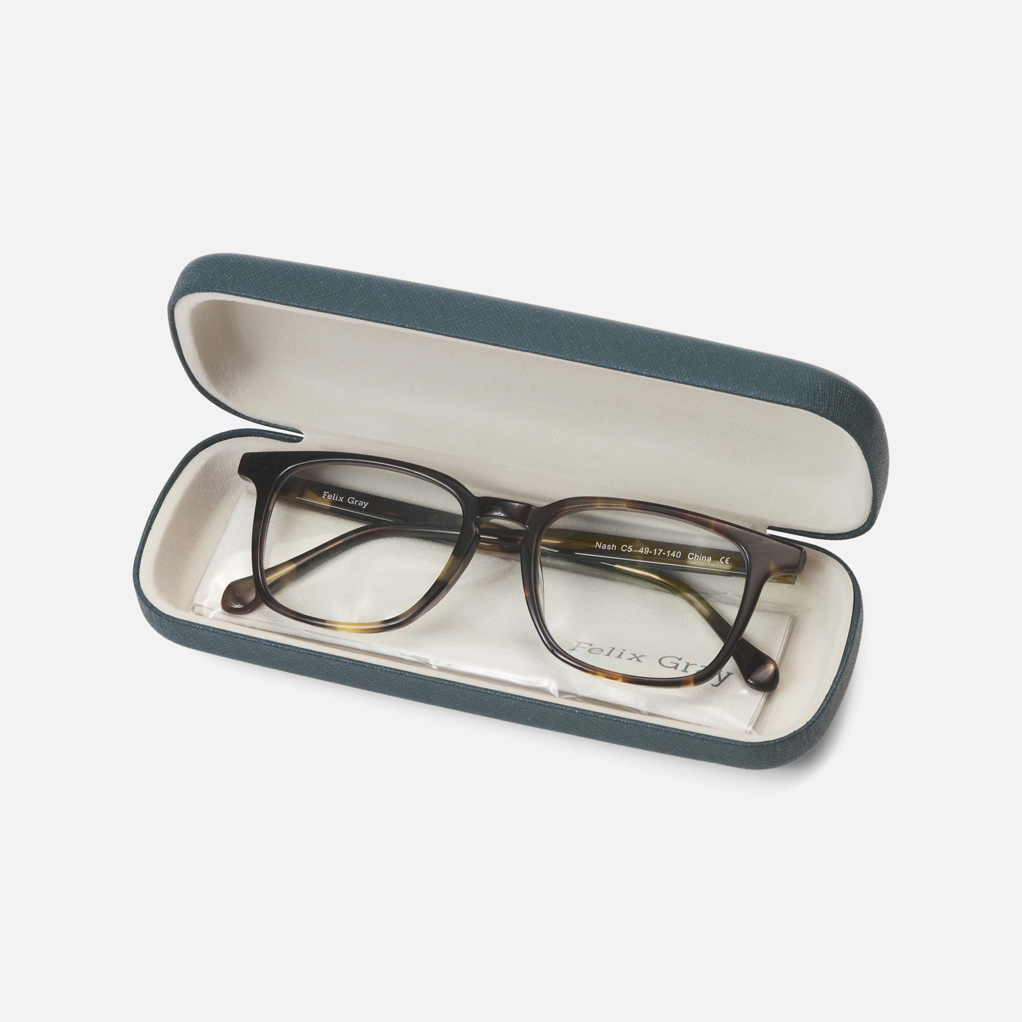 Felix Gray Reading Glasses, Nash, Whiskey Tortoise, 1.5, Whiskey Tortoise, large