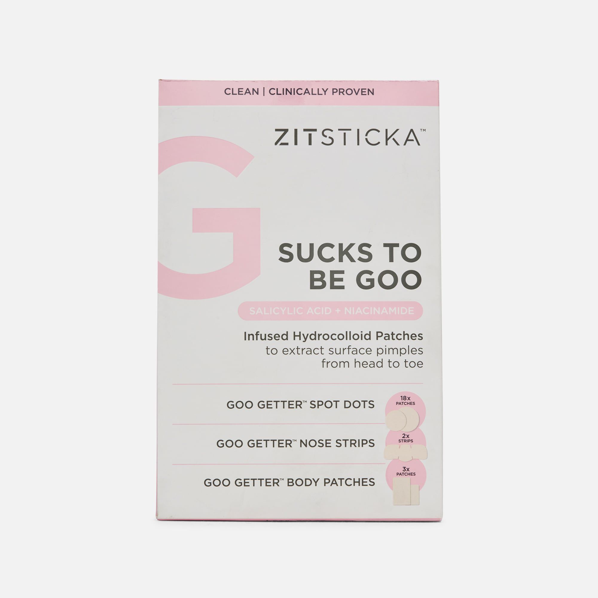 ZitSticka Sucks To Be Goo Acne Patch & Nose Strip Mini Bundle, 23 ct., , large