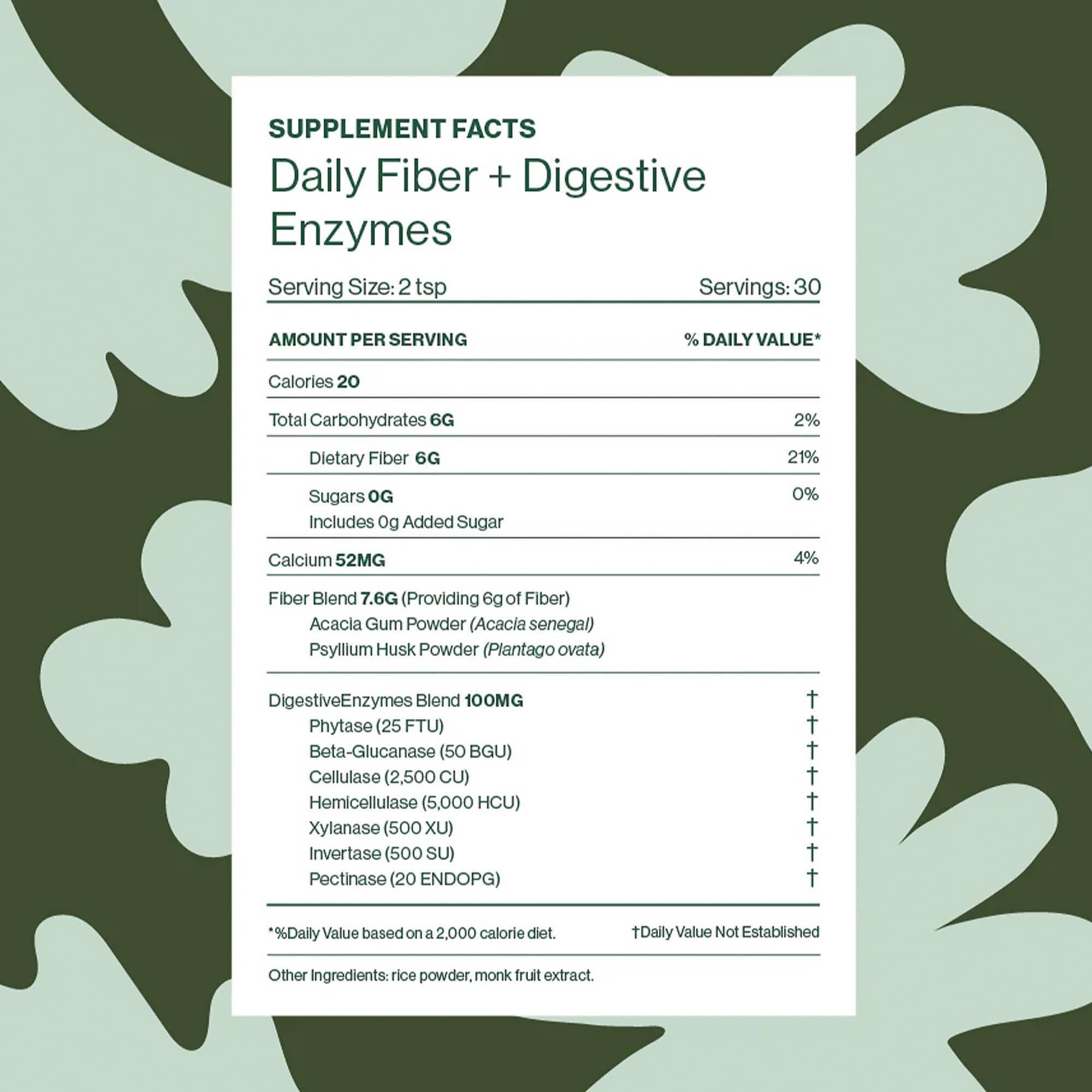 Hilma Daily Fiber Supplement + Digestive Enzymes, 8.36 oz., 30 servings, , large