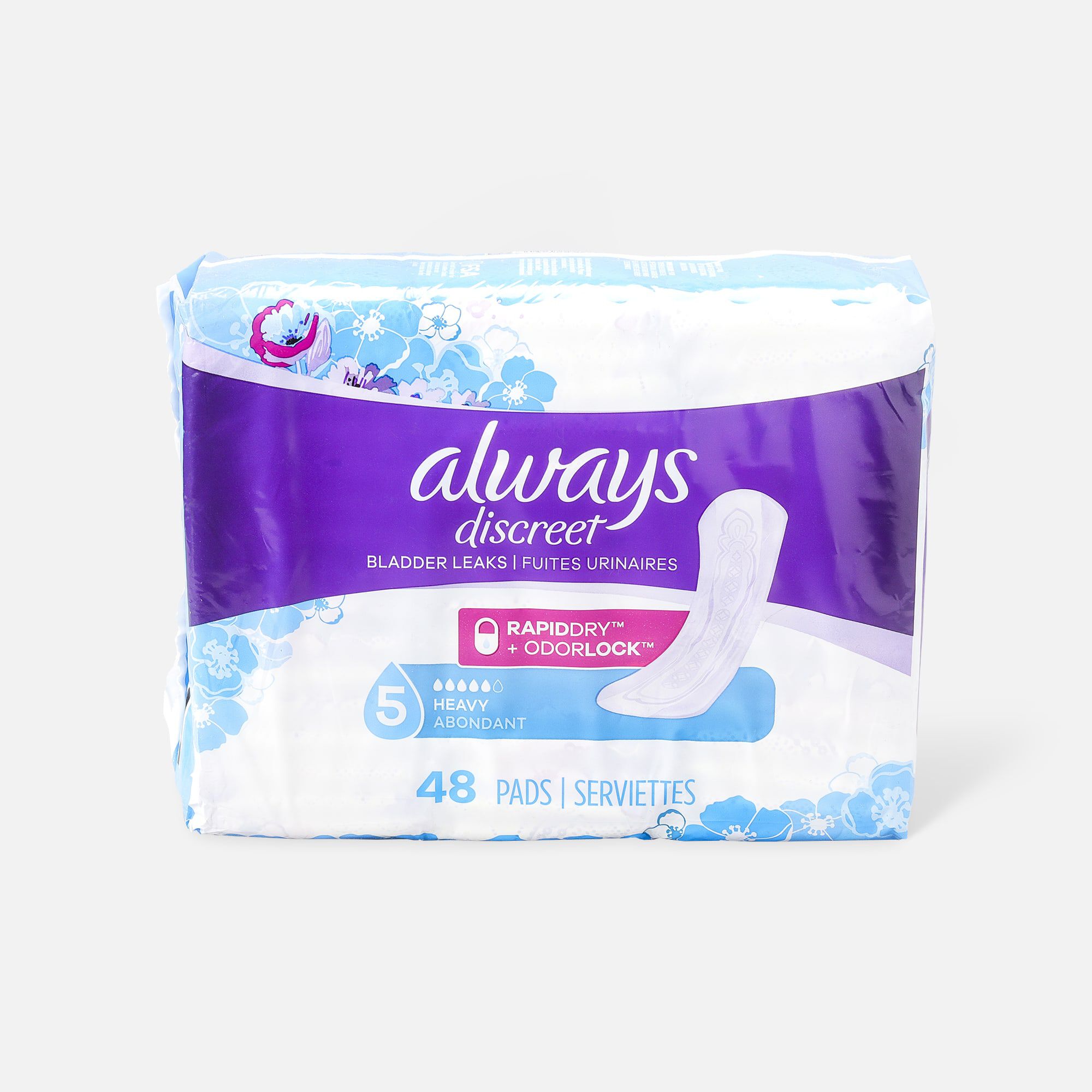 Always Discreet Long Incontinence Pads, , large