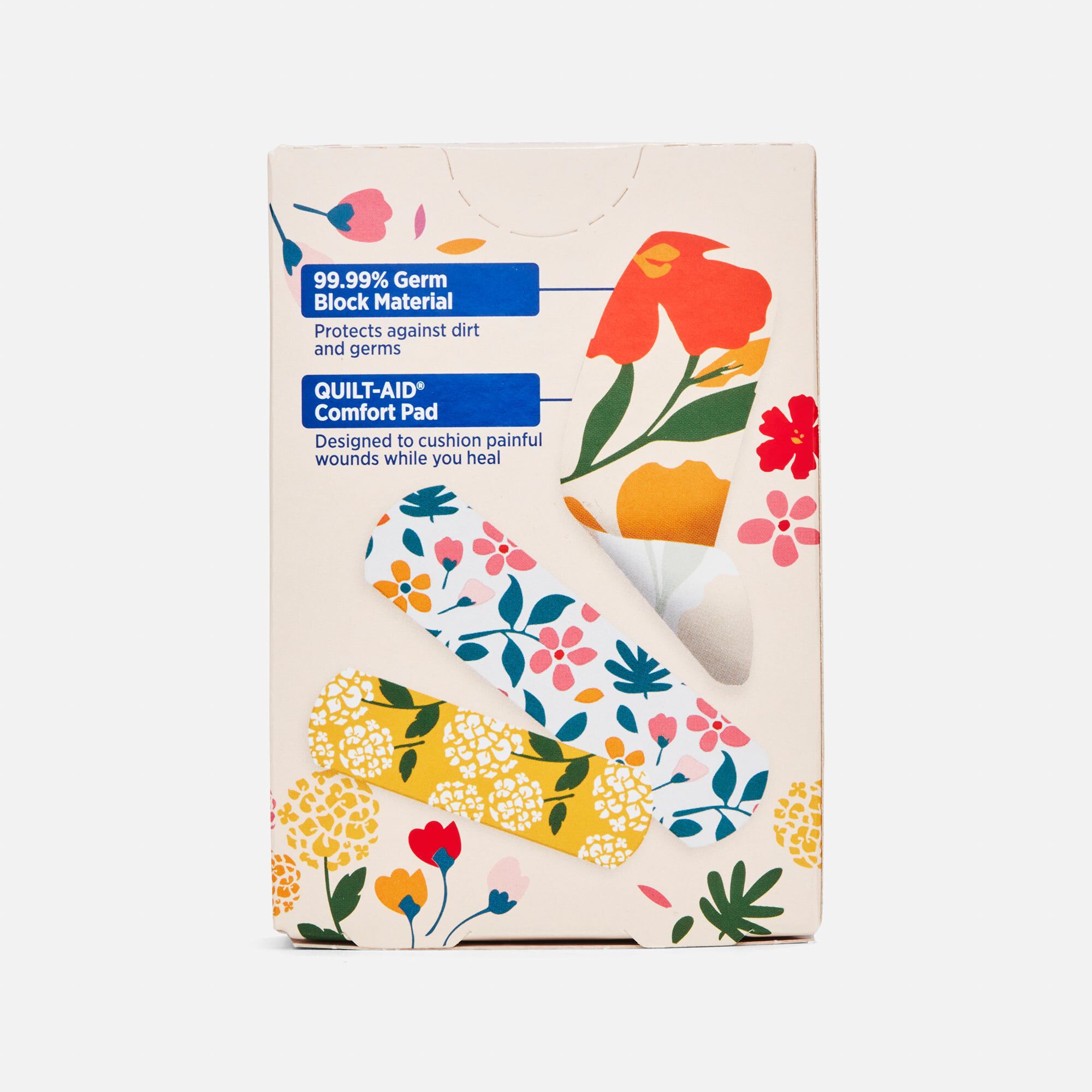 BAND-AID® Decorated Flexible Fabric Assorted 30 ct., Wildflower, large