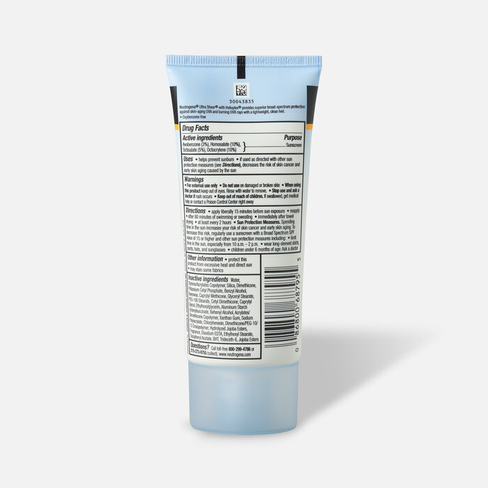 Neutrogena Ultra Sheer Dry-Touch Sunscreen, 3 oz., , large