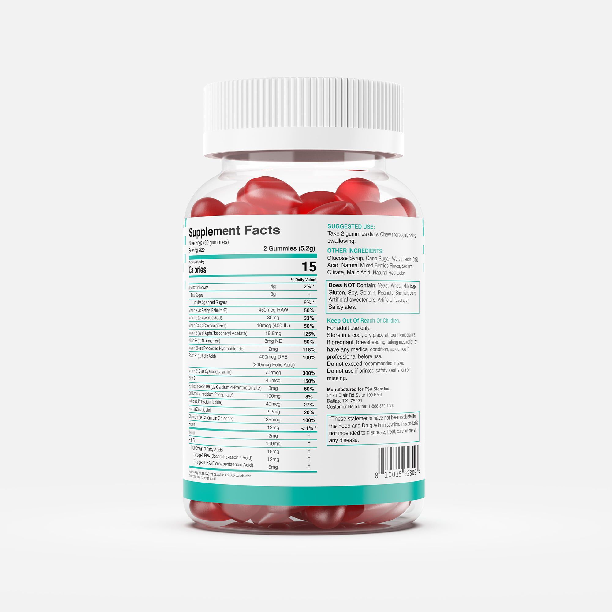 Caring Mill™ Prenatal Gummy Vitamins, 90 ct. (2-Pack), , large