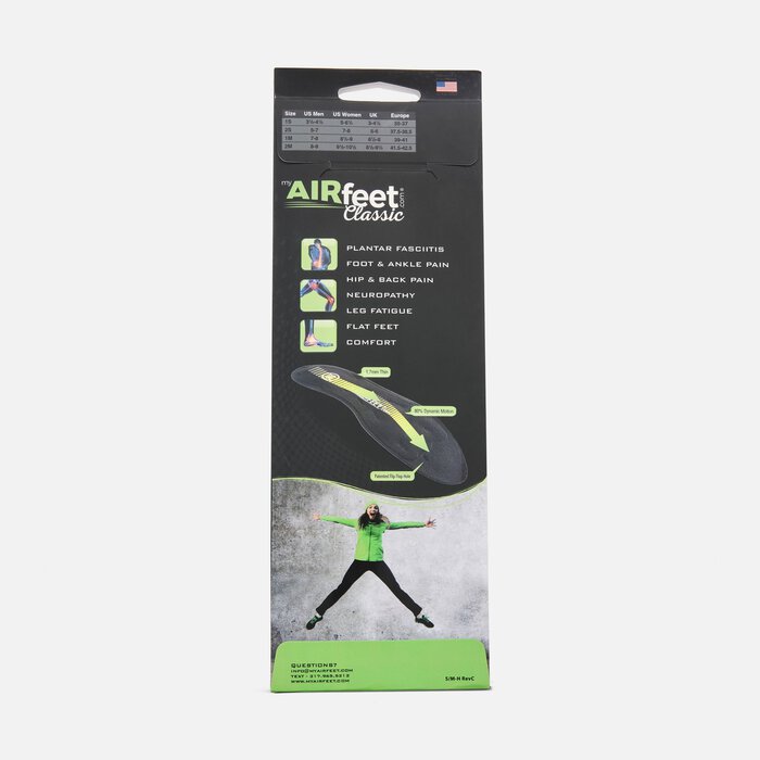 AirFeet CLASSIC Insoles, Black, , large