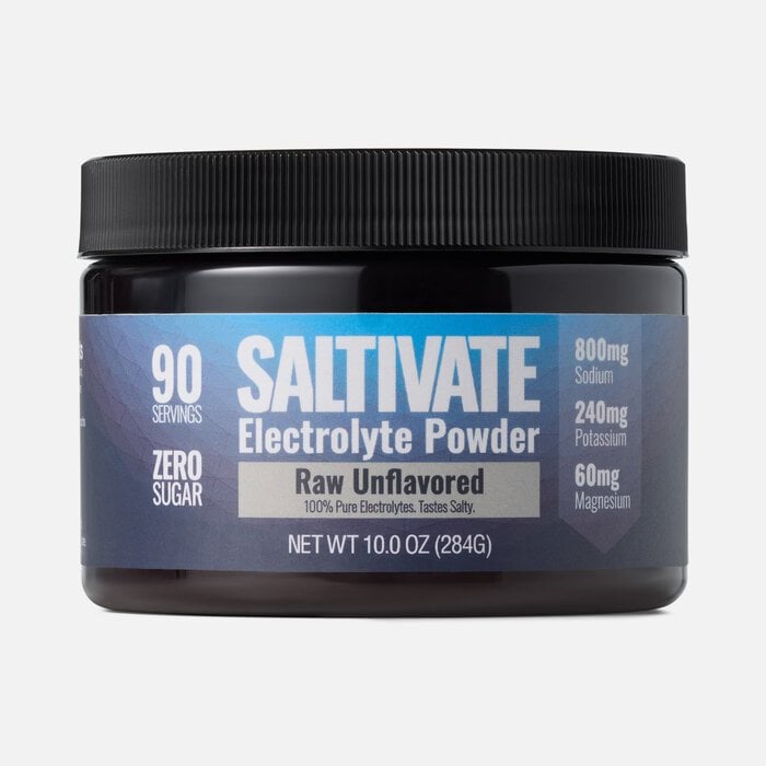 Saltivate® Electrolyte Drink Mix, Zero Sugar, Raw Unflavored, 90 Servings, , large