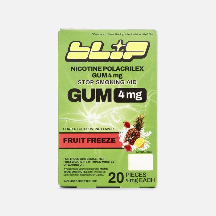 Blip Nicotine Gum, Fruit Freeze, 4mg, , large