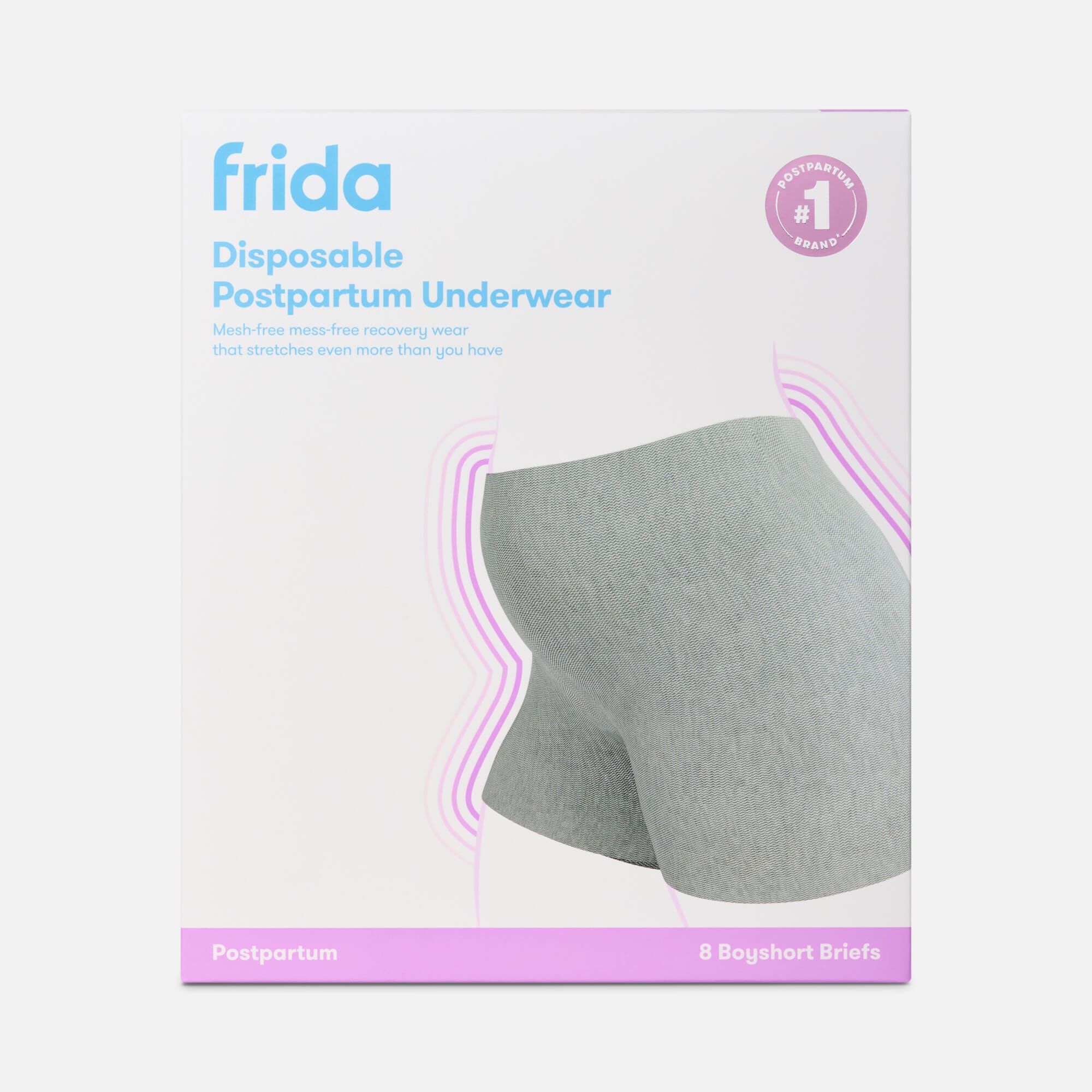 Frida Mom Boyshort Disposable Postpartum Underwear (Size Extra-Large)