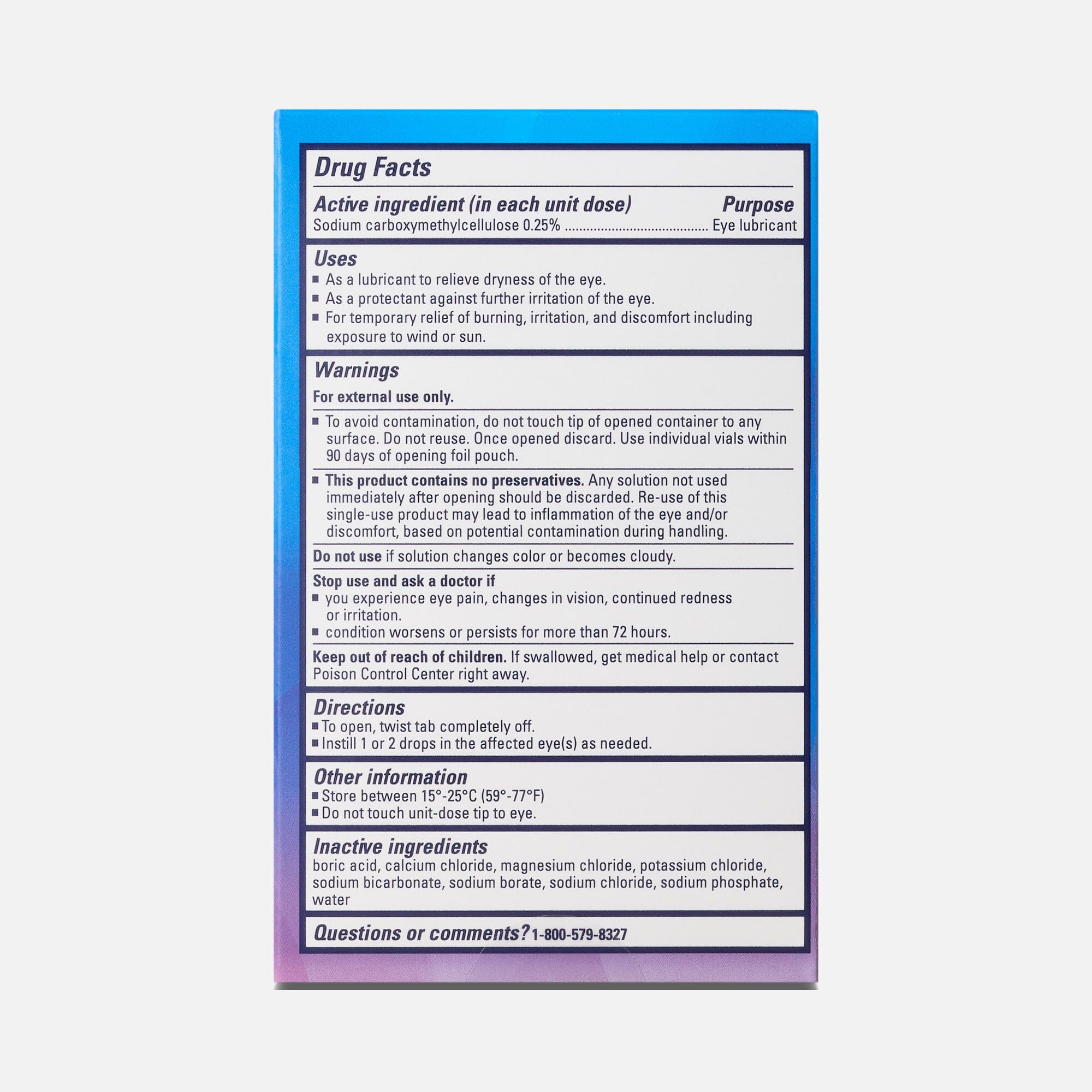 TheraTears® Dry Eye Therapy Preservative-Free Lubricant Eye Drops, Single-Use, 30 ct., , large