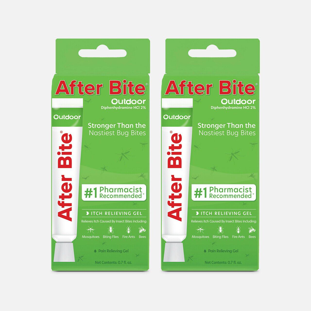 After Bite Outdoor Itch Relieving Gel, 0.7 oz. (2-Pack), , large