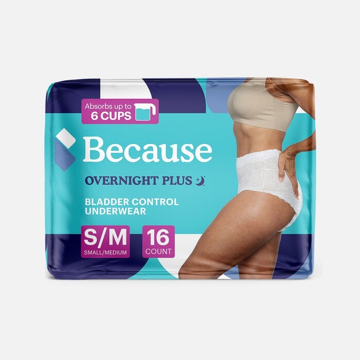 Because Overnight Plus Bladder Control Underwear, , large