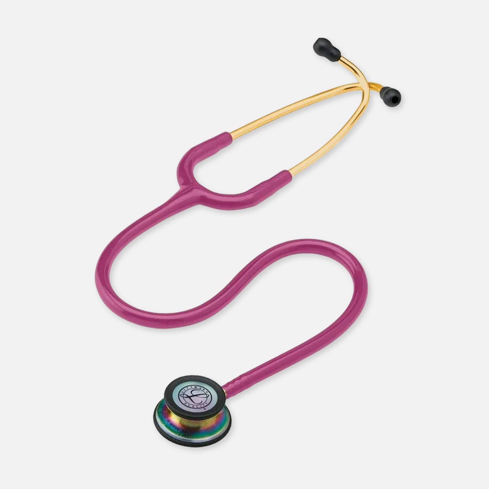 Littmann Classic III Stethoscope with Rainbow Finish, 27", Raspberry, large