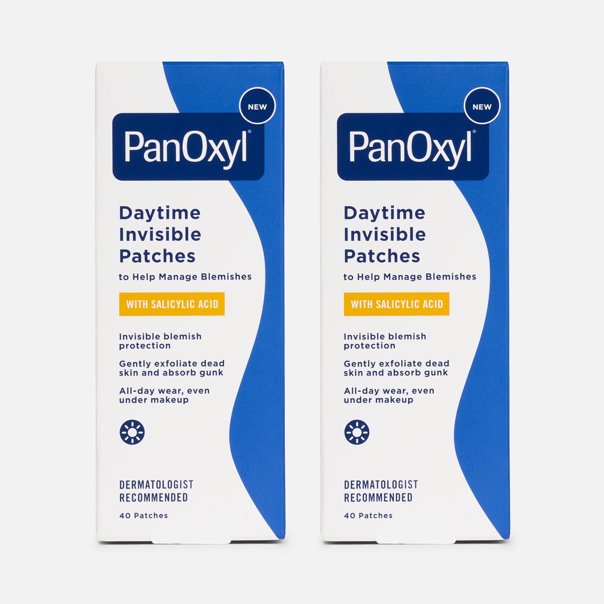 PanOxyl Daytime Invisible Patches w/ Salicylic Acid, 40 ct. (2-Pack), , large