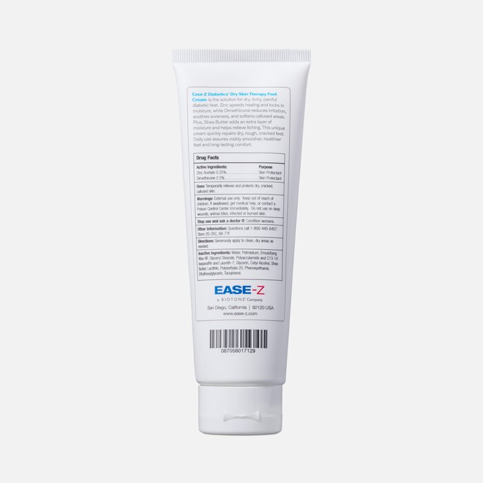 EASE-Z Diabetics' Dry Skin Therapy Foot Cream, 4.4 oz., , large