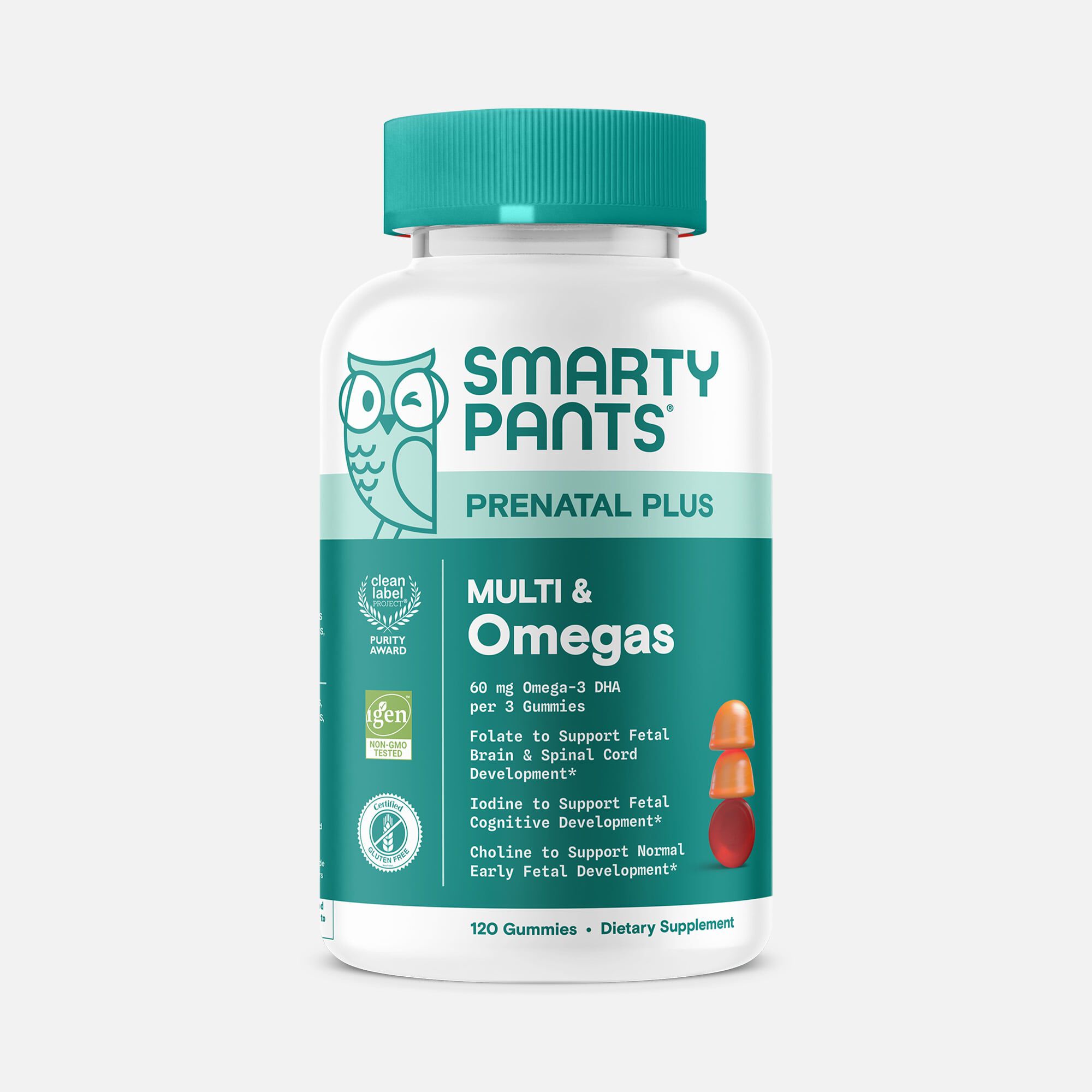 SmartyPants Prenatal Plus Multi & Omegas, 120 ct., , large