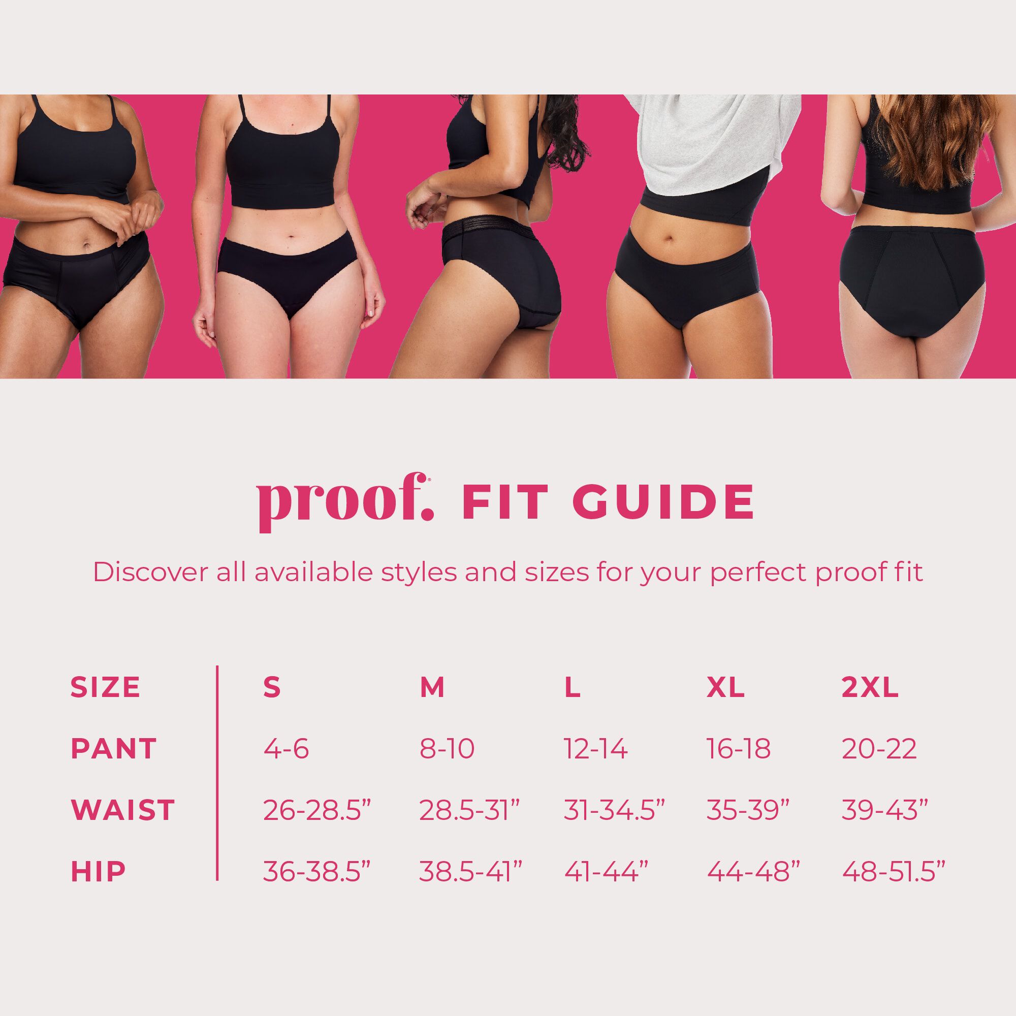 Proof Overnight Boyshort Period Underwear, 2 Pack, Black, , large