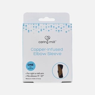 Caring Mill™ Copper-Infused Elbow Compression Sleeve, , large