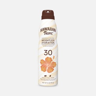 Hawaiian Tropic Silk Hydration Weightless Sunscreen Spray SPF 30, 6 oz.
