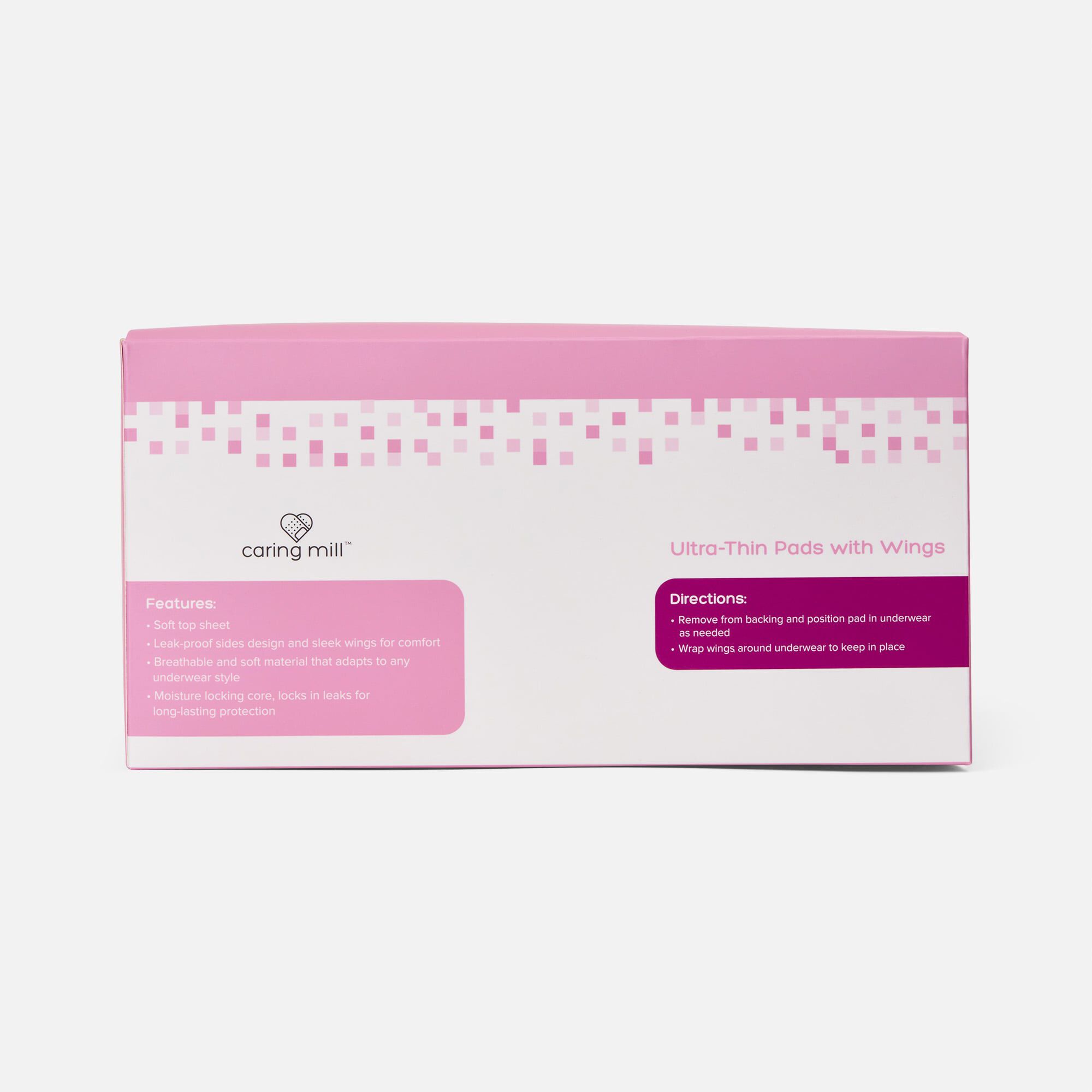 Caring Mill™ Ultra Thin Pads With Wings Size 1, 42 ct., , large