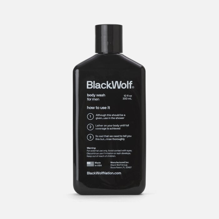 Black Wolf Acne Charcoal Body Wash, 10 oz., , large