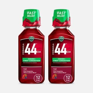 Vicks® Formula 44™ DM Cough & Congestion Liquid Cough Medicine, Berry, 12 fl oz. (2-Pack), , large